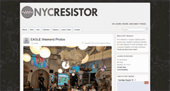 Desktop Screenshot of nycresistor.com