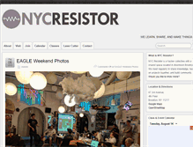 Tablet Screenshot of nycresistor.com